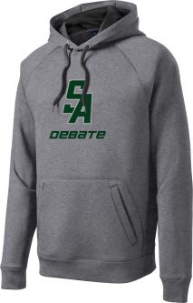 Adult Sport-Tek Fleece Hooded Sweatshirt, Vintage Heather